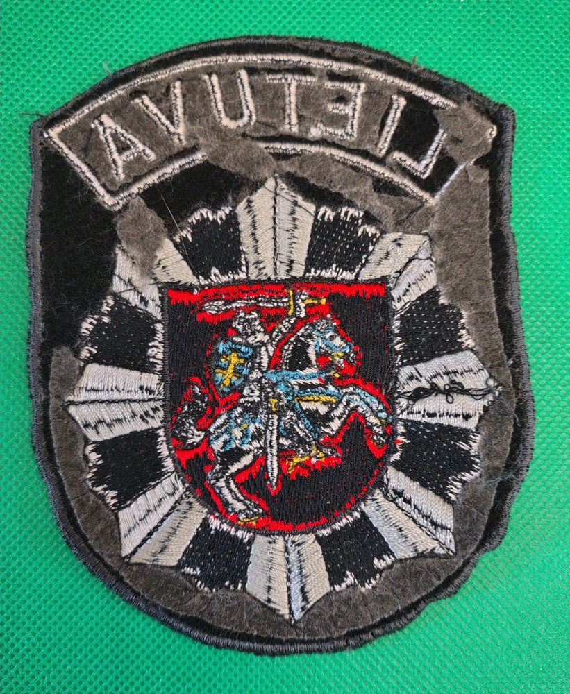 LITHUANIA PATCH POLICE NATIONAL