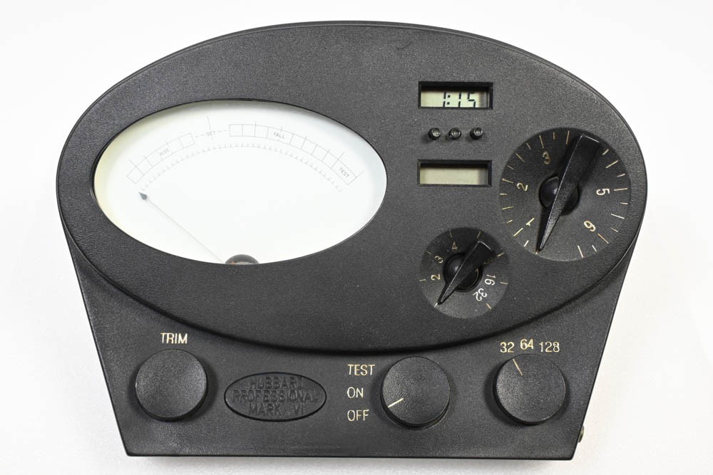 Scientology Professional Mark VI E-Meter Hubbard Electrometer BLACK *Left Hand*