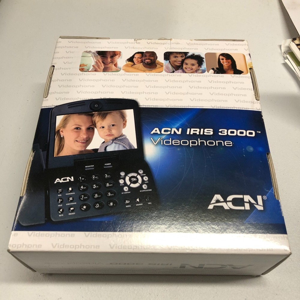 ACN IRIS 3000 7" SCREEN VIDEOPHONE TELEPHONE ETHERNET CONFERENCING