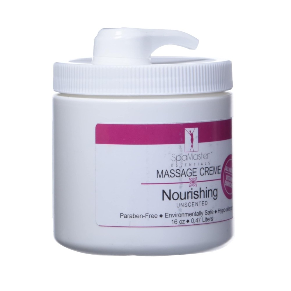 Spamaster Unscented 16 Oz Massage Cream