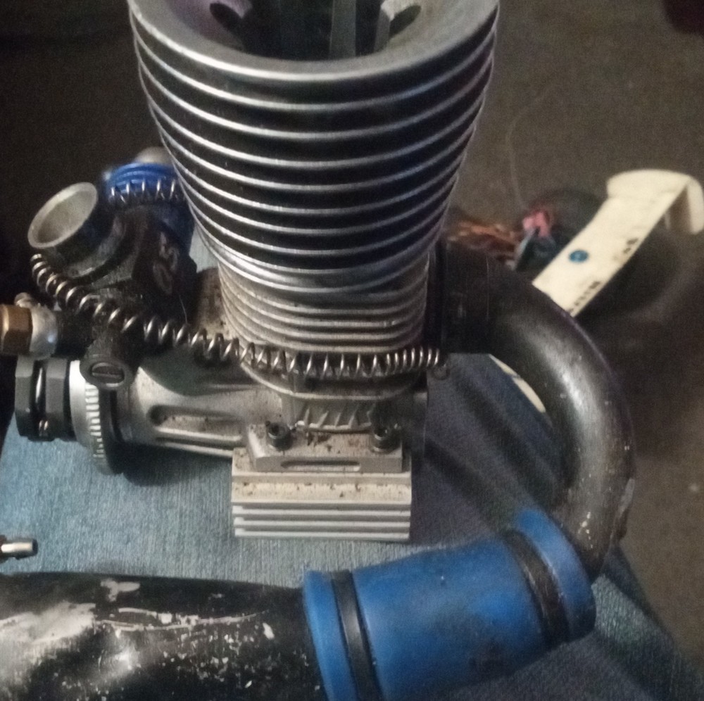 O.S. 2-Stroke Ninja mr 21 bo1 nitro engine rare