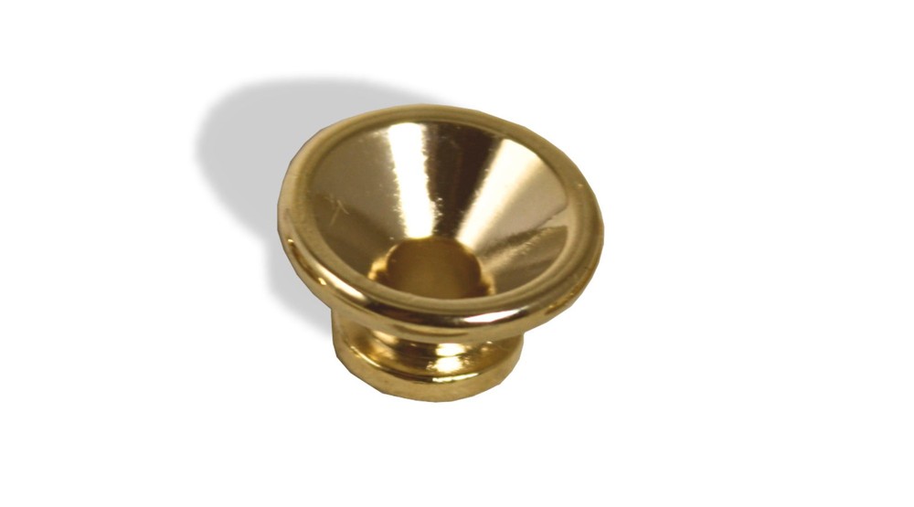 Guitar strap button large gold pair 081151GD