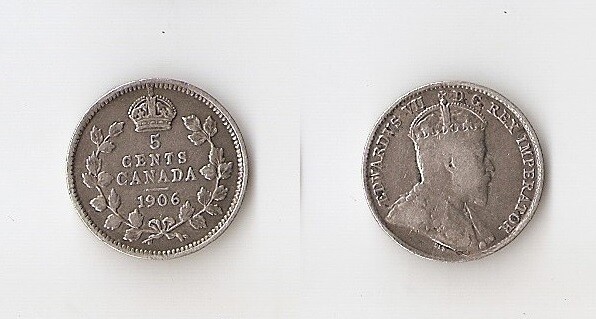 Canada 5 cents 1906