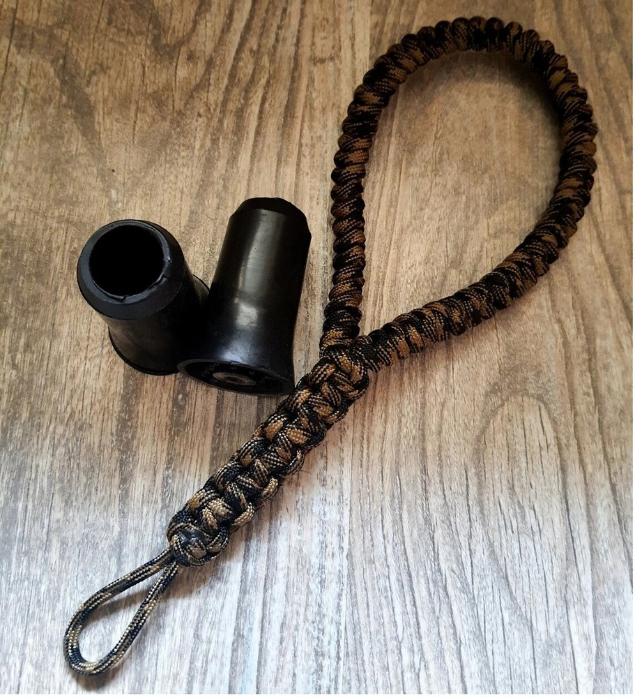 Wrist strap + 2pcs. rubber tips  -  for Canes Walking Sticks