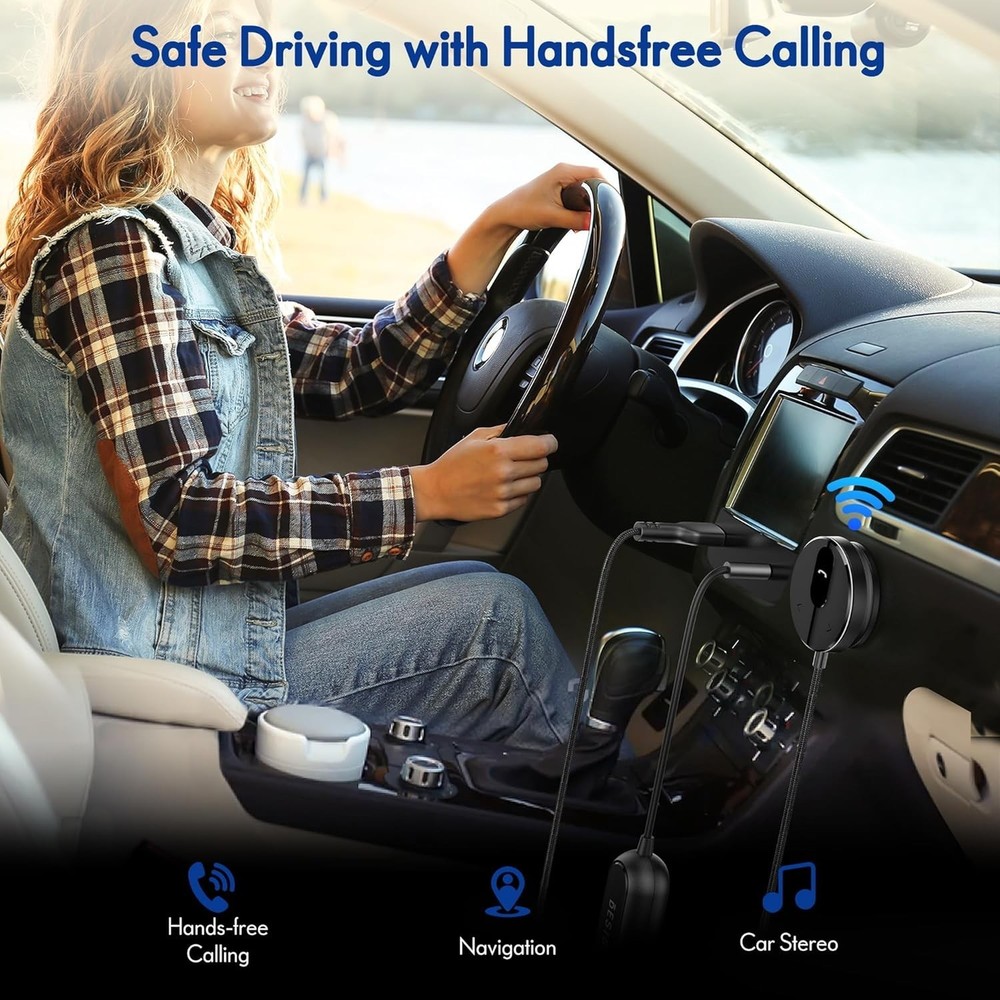 Bluetooth Car Kit with Bluetooth 5.3 Technology