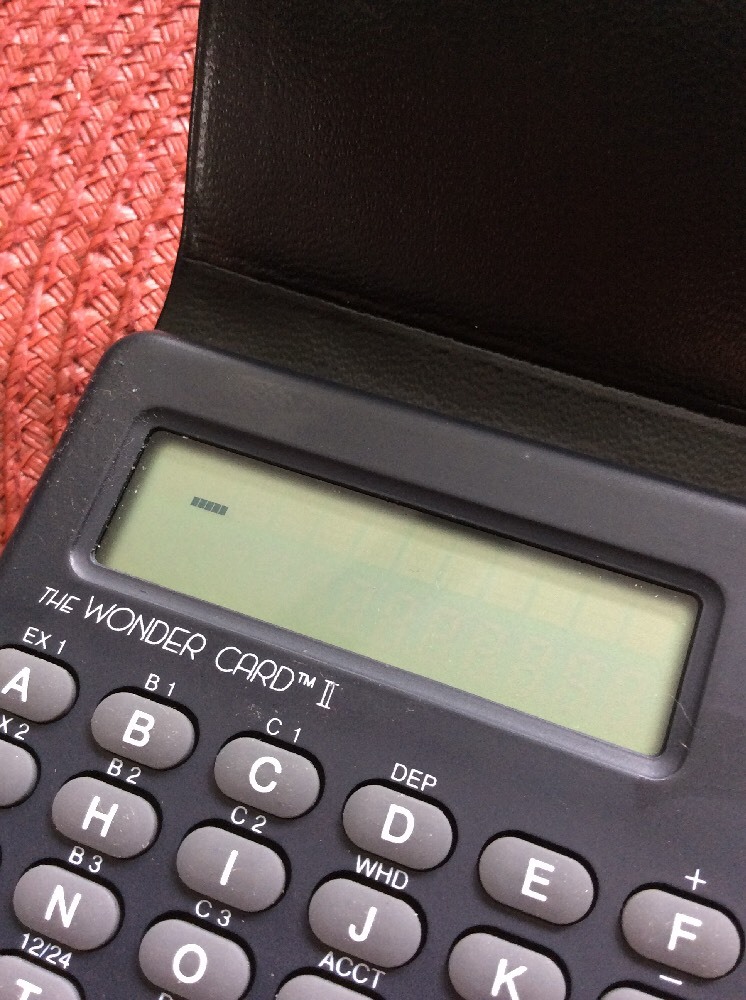 The Wonder Card II Organizer & Calculator Promo