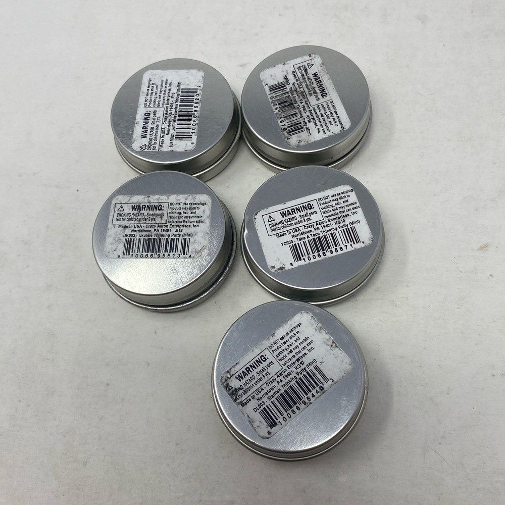Thinking Putty Mini Tins 5-Pack Assorted (.47oz)