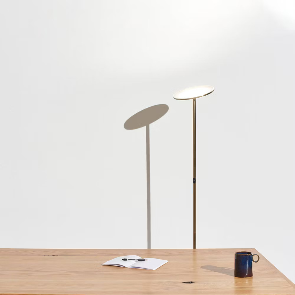 Brightech Sky Modern Dimmable (Includes LED Light Bulb) Torchiere Floor