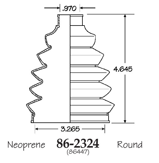 Outer CV Axle Boot for Cadillac SRX Front 3.6L 2012