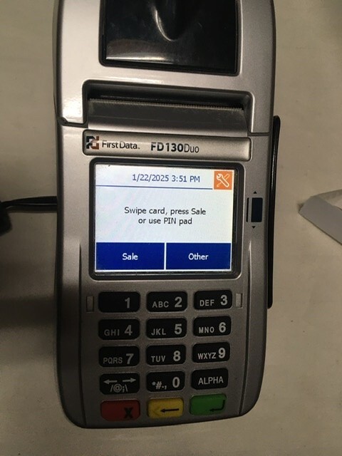 FirstData FD 130 Duo Credit Card Reader 001846064