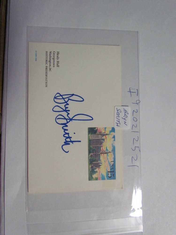 Bryn Smith Signed Postcard