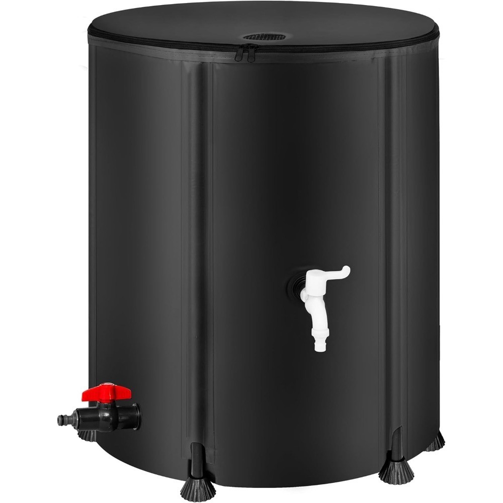 Collapsible Rain Water Storage Container 53 Gallon Portable Rainwater