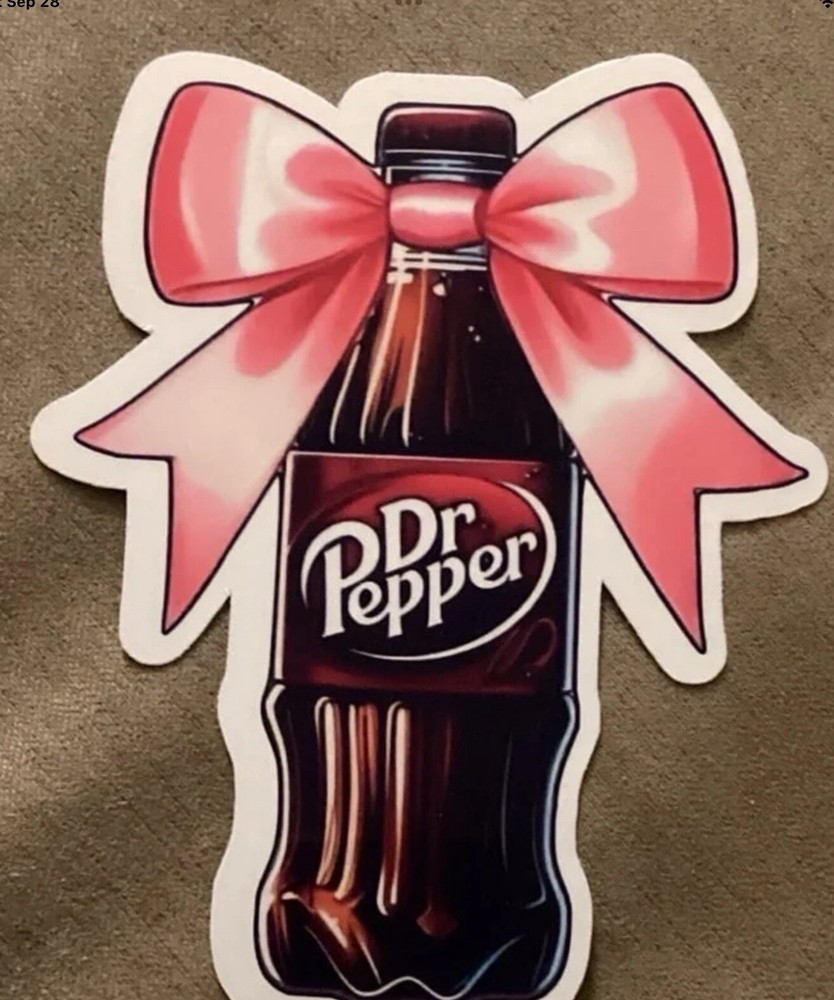Handmade Dr pepper Sticker