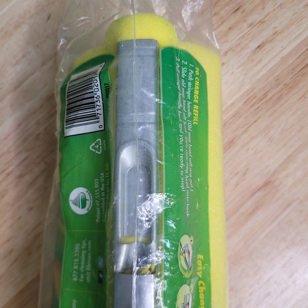 Libman Easy Roller Mop Refill Head Super Absorbent Tear Resistant #02017