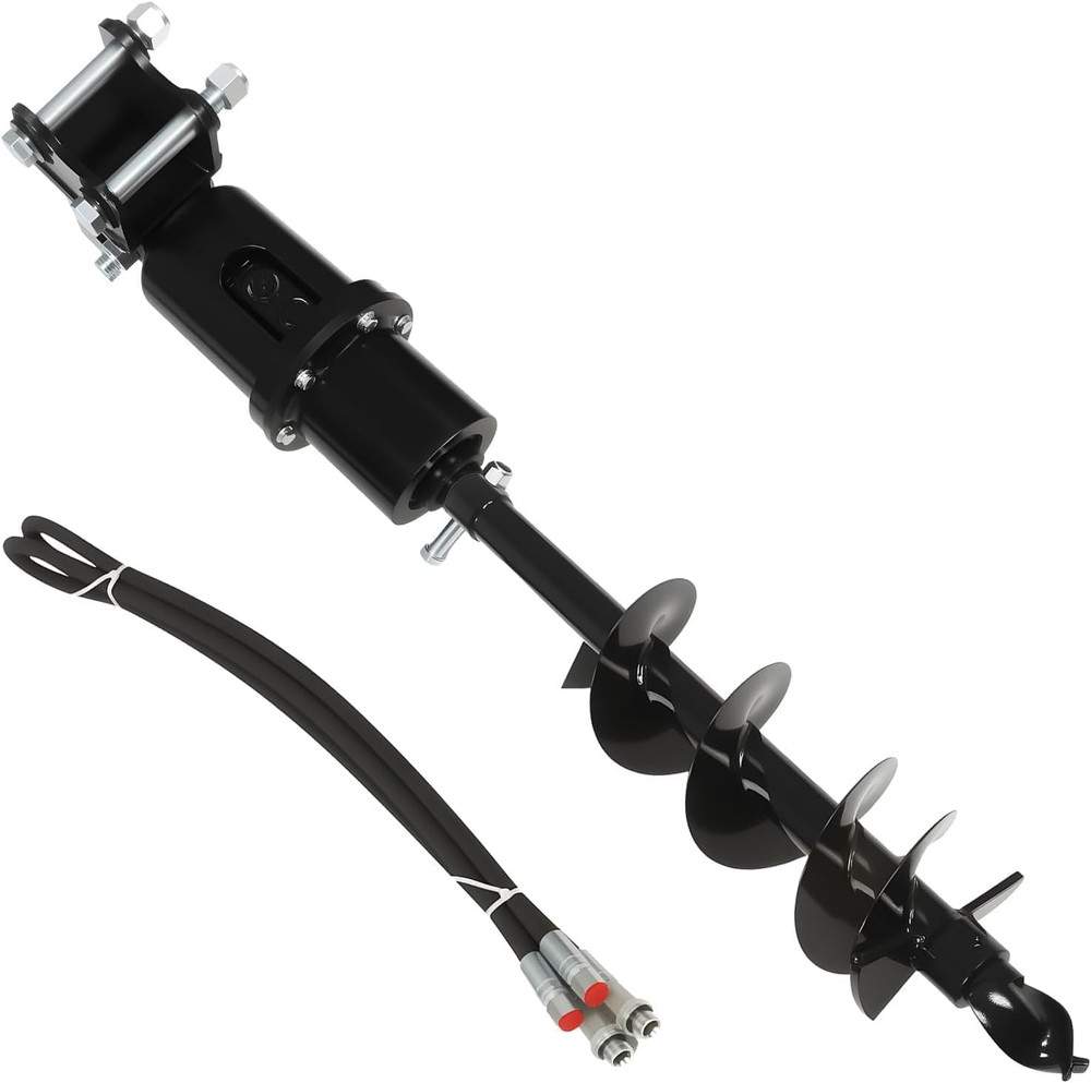 200mm 8inch Diameter Hydraulic Auger Drill Attachment for Mini Excavator