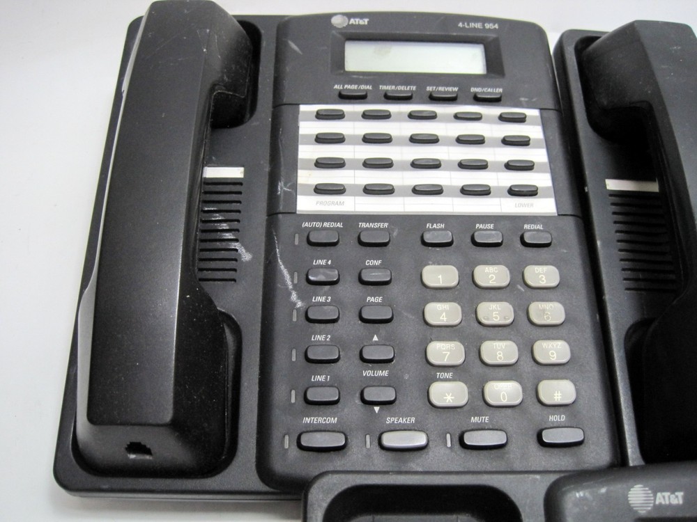 Set of 3 - AT&T Four-Line Intercom Speaker Phone 954