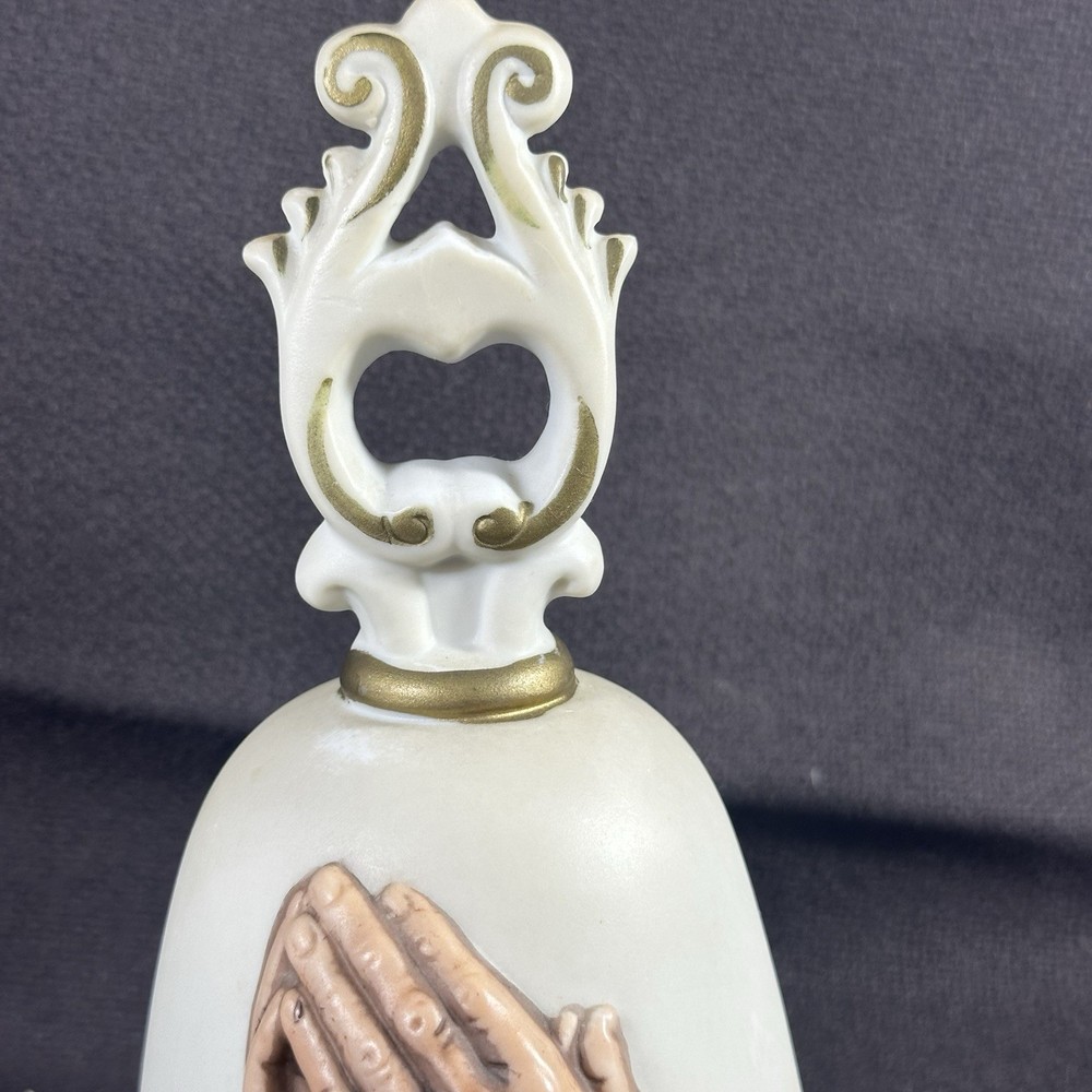 Christian/ Religious Bells - Praying Hands Ceramic