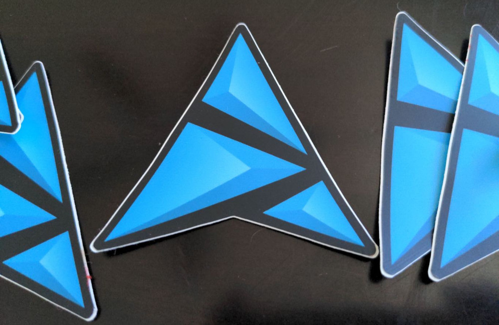 Artix Linux Sticker, vinyl 3", FOSS open source