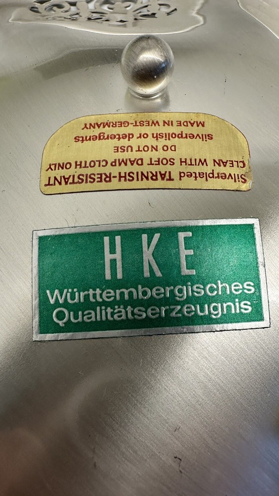 HKE Silveplated 8” Candy Dish