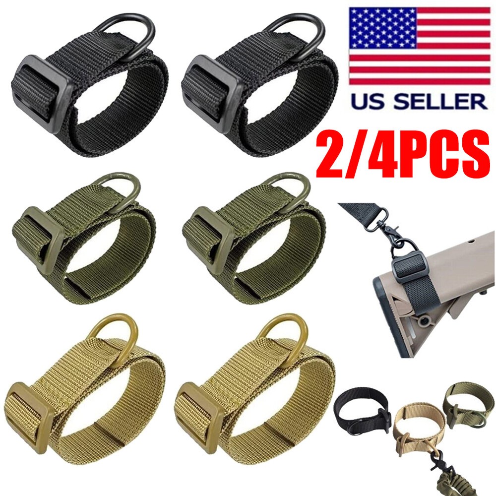 Adjustable Sling D Ring Loop Shoulder Strap Attachment for Shotgun Buttstock US