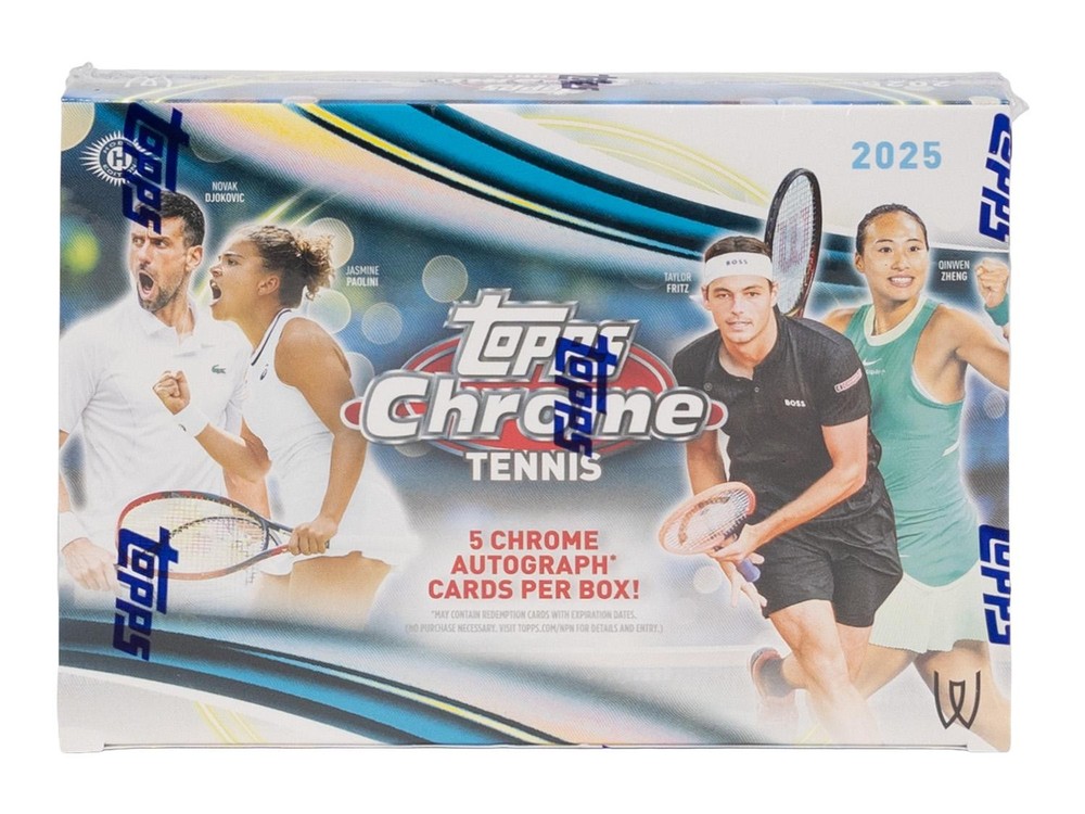 2025 TOPPS CHROME TENNIS DELIGHT BOX
