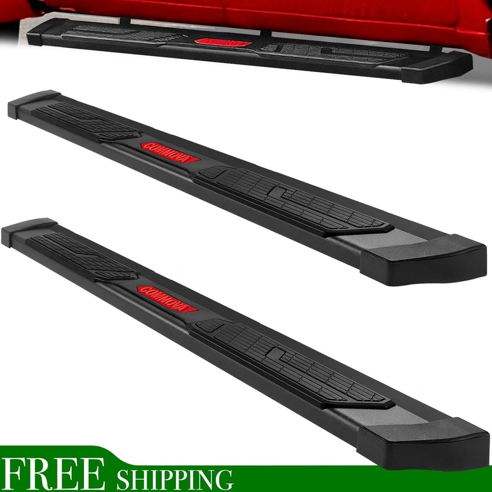 Fit 2002-2008 Dodge Ram 1500 Quad Cab 6" Running Boards BLK Side Steps