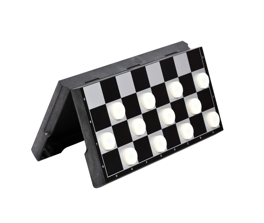 Outside Inside Backpack Chess and Checkers, Compact, Foldable, Magn... Fast Ship