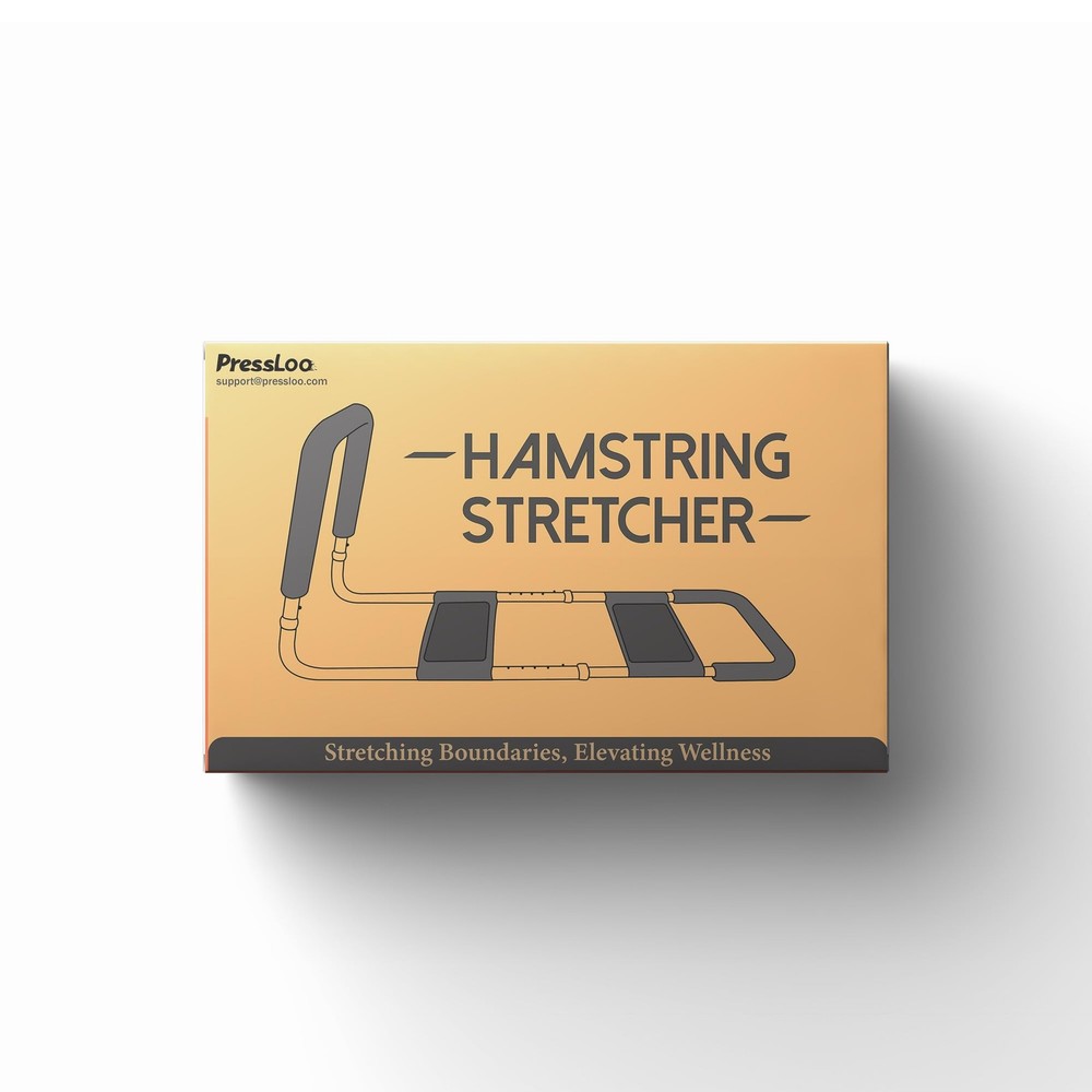 Hamstring Stretcher for Knee Extension & Pain , Adjustable Low Back, Calf, Le...