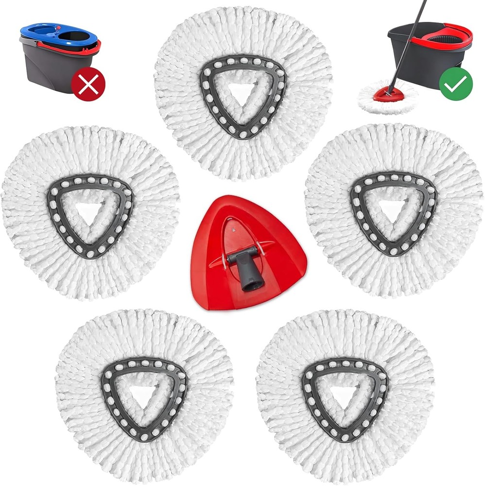 Easywring 1 Tank System Mop Replacement Heads for O Ceda Replace Spin Mop Heads