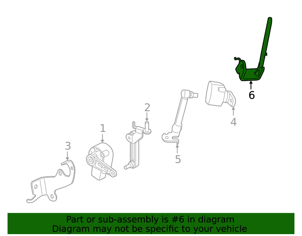 Genuine BMW Rear Sensor Bracket 37-14-6-887-834