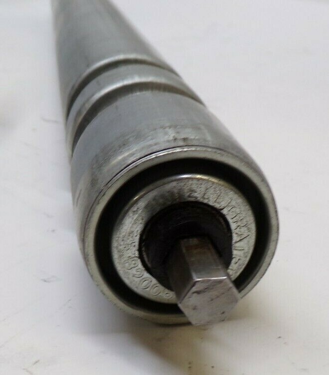 UNKNOWN BRAND CONVEYOR ROLLER, 21-1/2" BETWEEN FRAME, 1.9" DIAMETER, 3/8" HEX