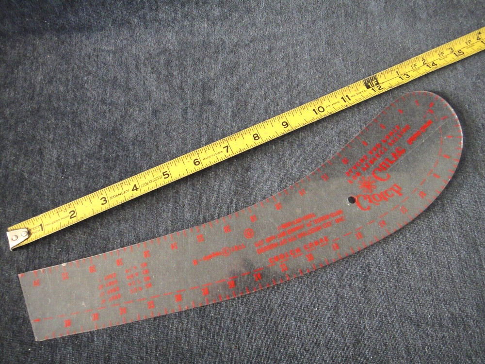 Vintage 1977 B-oleyar Tailor's Crotch Curve