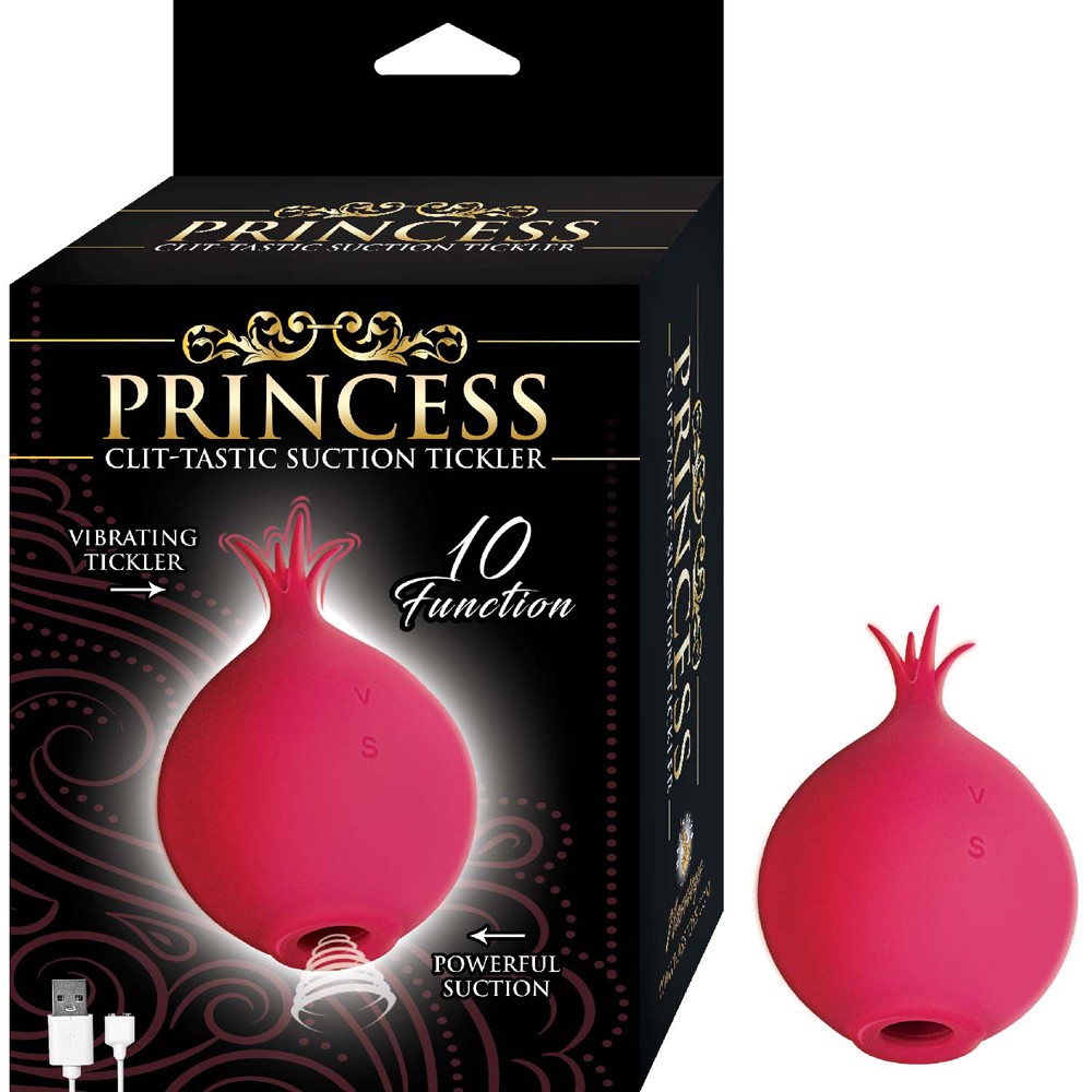 Princess Clit-Tastic Suction Tickler Red