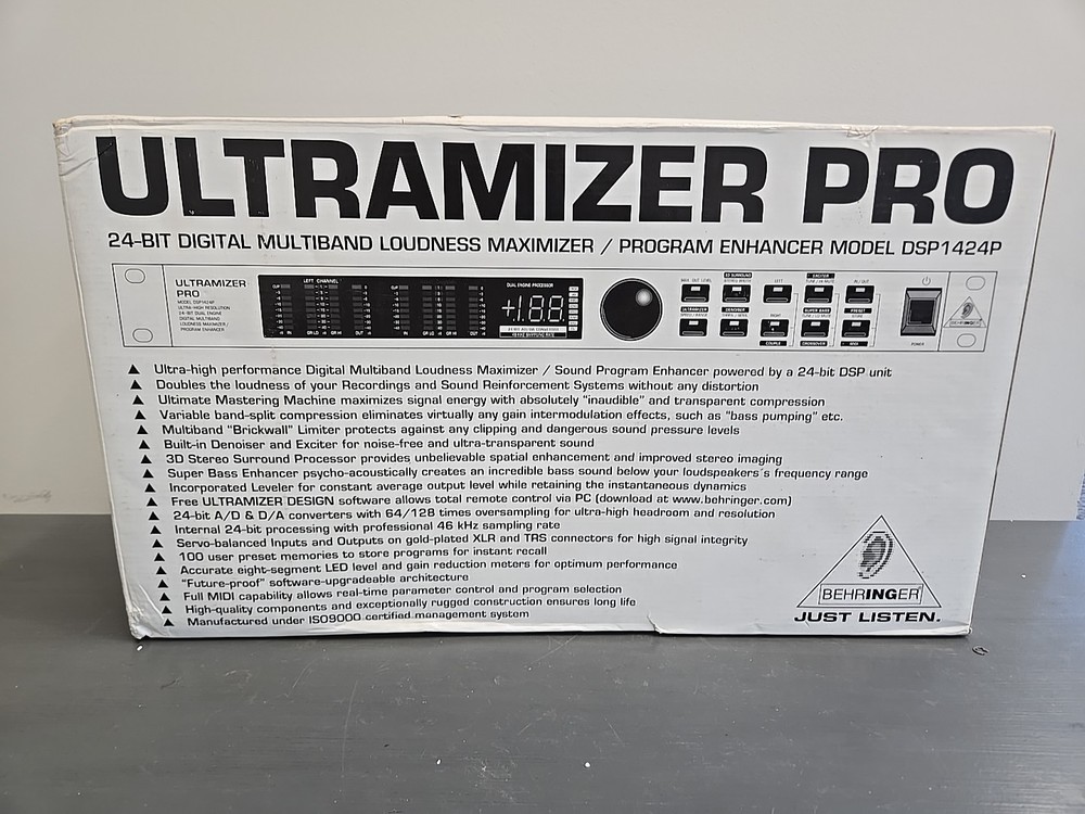 behringer ultramizer pro dsp1424P - program compressor