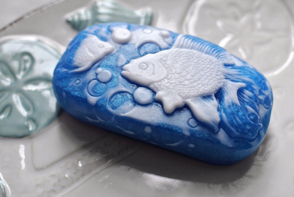 FISH SILICONE MOLD for soap making and other crafts