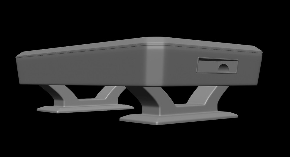 Pool table, complete with accessories, 1:5 scale, File STL OBJ for 3D Printer