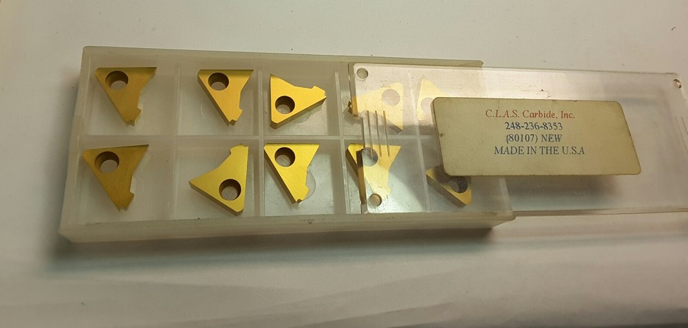 C.L.A.S. CARBIDE  80107 CARBIDE INSERTS