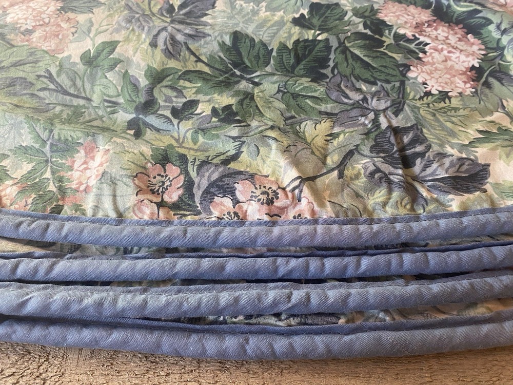 Laura Ashley Tablecloth Floral 76” Round