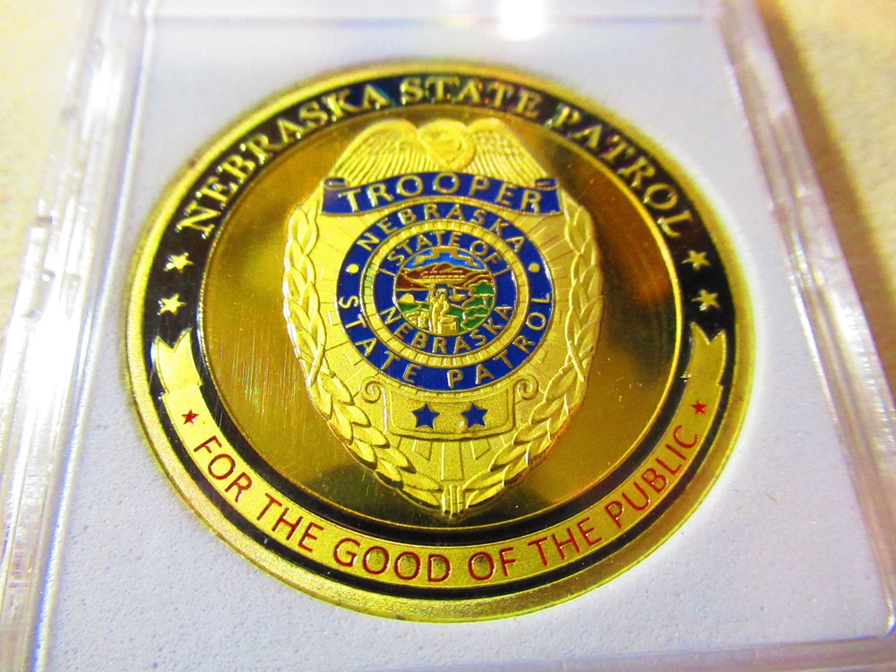 NEBRASKA STATE PATROL Challenge Coin