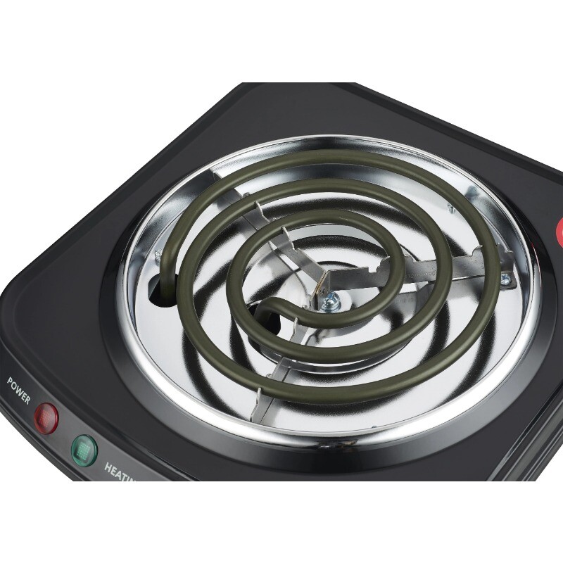 Portable Single Burner and Hot Plate, Temperature Control, Indicator Light
