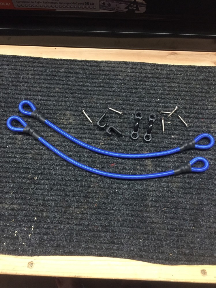 boat rod straps Medium blue