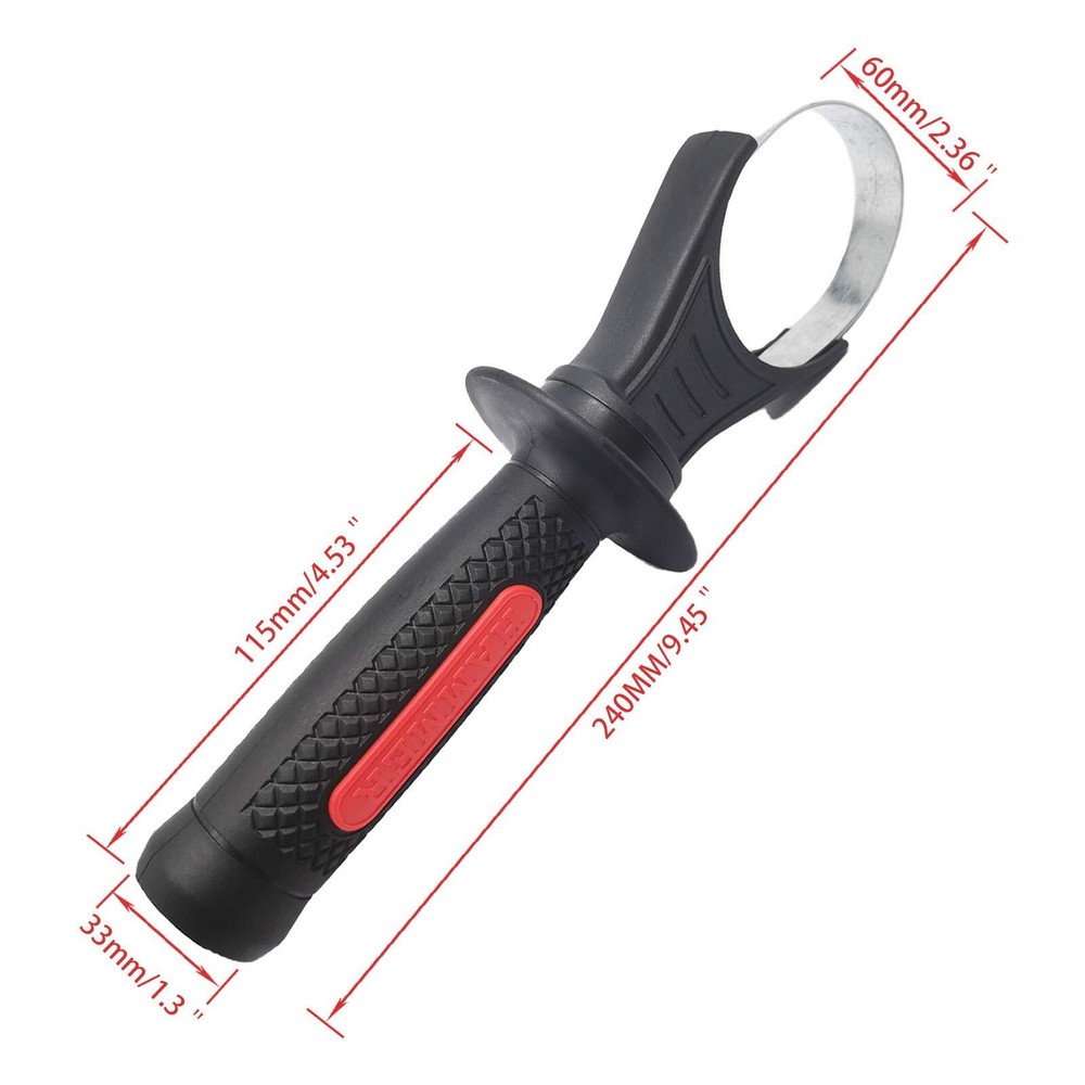 Hammer Drill Handle Plastic Side Front Auxiliary Handle Tools Drill Plastic S...