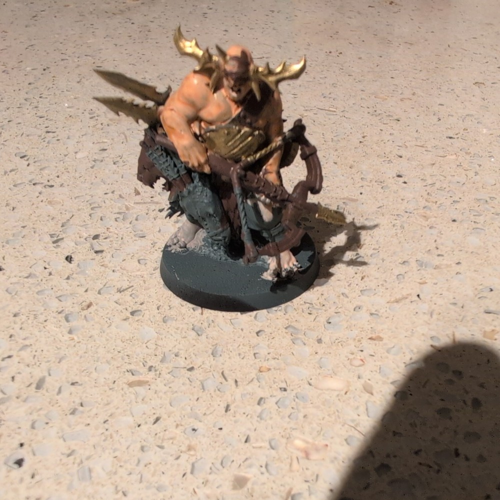 Fully Painted Bloodpelt Hunter Ogor Mawtribes AoS