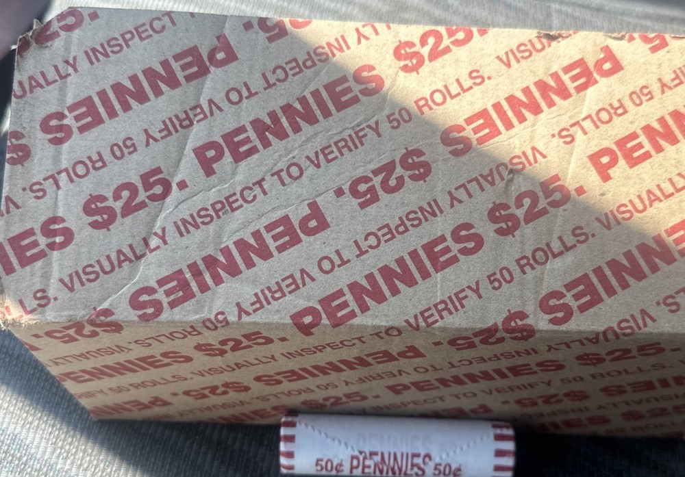 2023-D US Penny Roll Bank Rolls