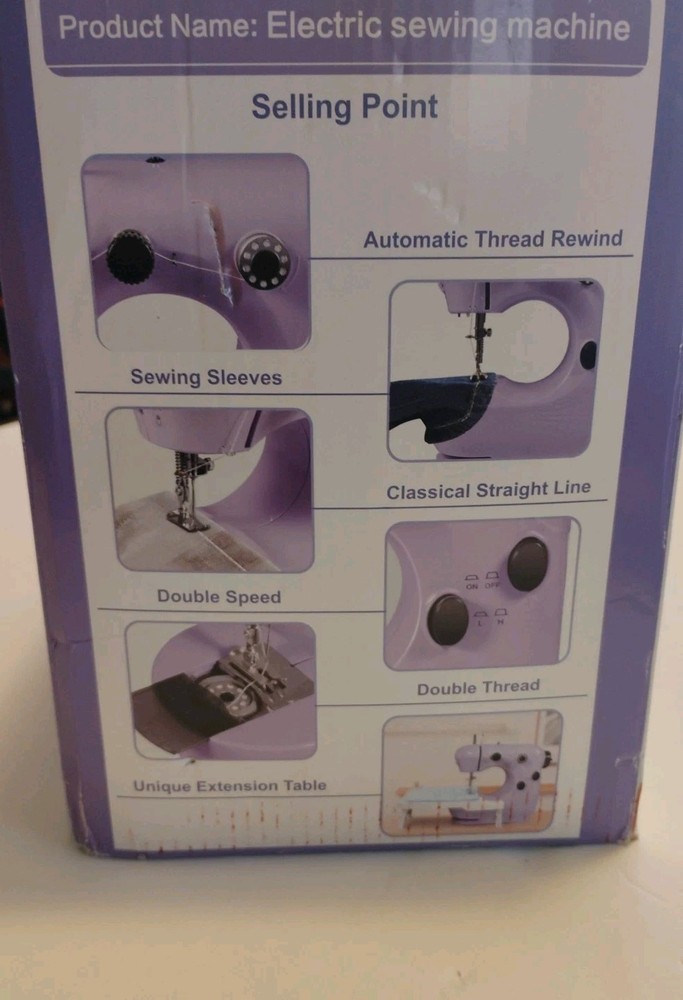 Mini Portable Sewing Machine DIY Projects Heming Tested