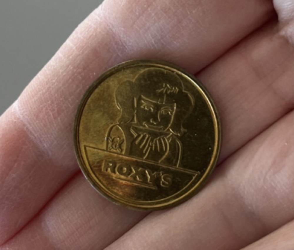 vintage arcade token Roxy's Cambridge, Massachusetts