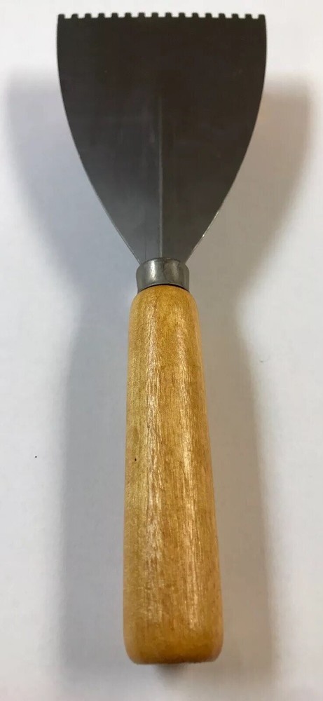 Notched 3” Spatula Putty Knife