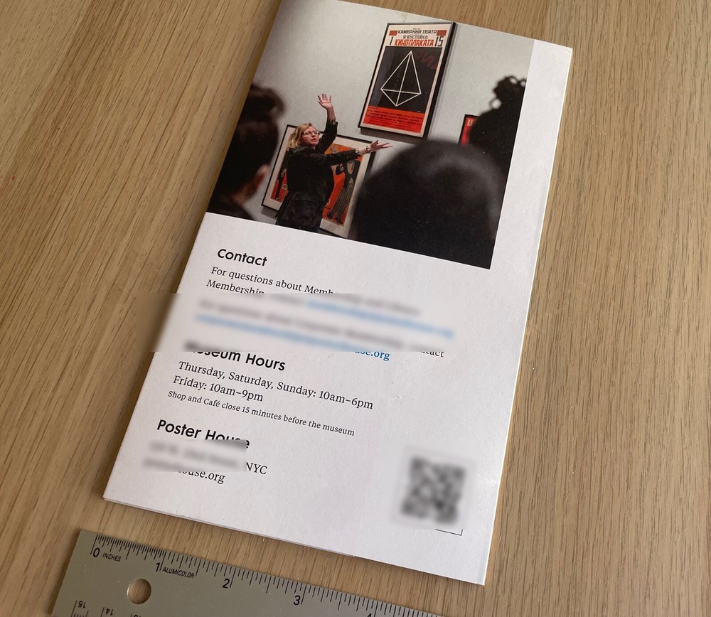 Posters Membership Brochure