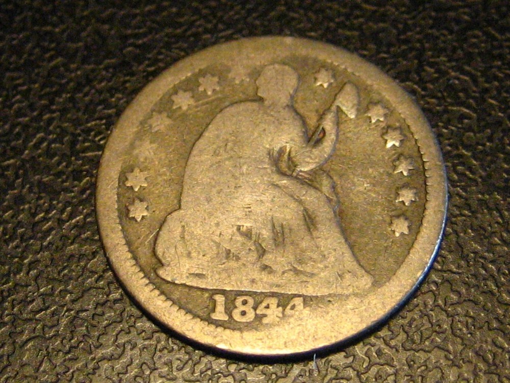 1844-O Large O Seated Liberty Half Dime