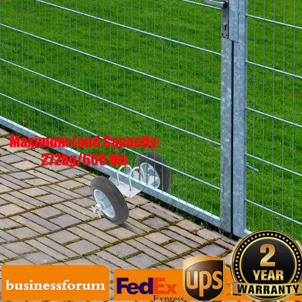 Rolling Gate Hardware Kit, Heavy Duty Sliding Gate Rollers Wheels Kit